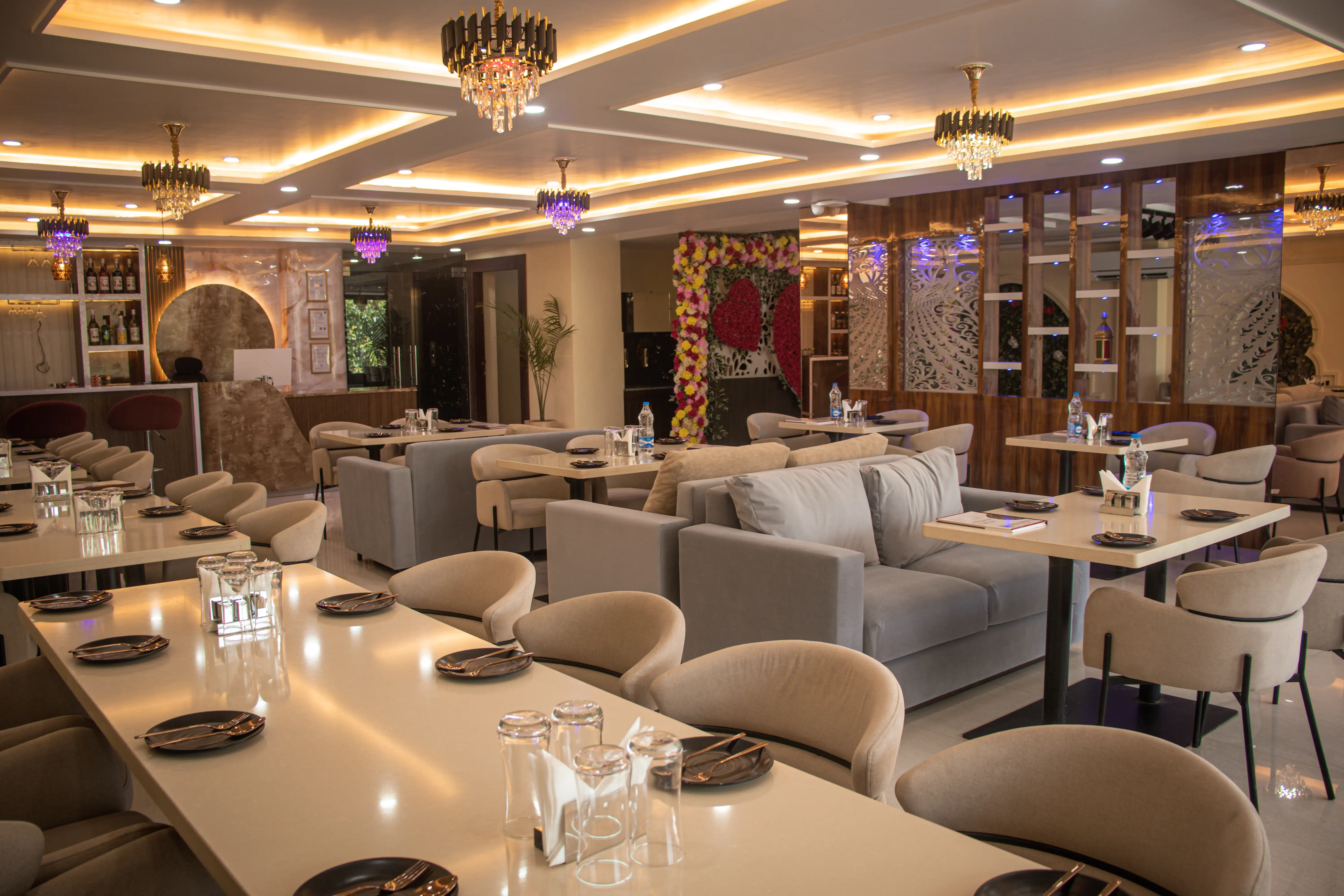 Luxury dining area